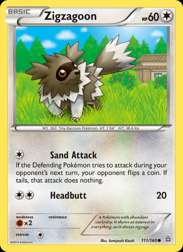 Zigzagoon 111/160, Primal Clash
