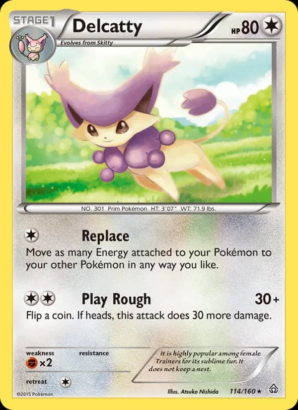 Delcatty 114/160, Primal Clash