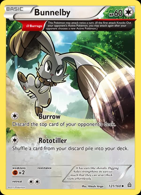 Bunnelby 121/160, Primal Clash