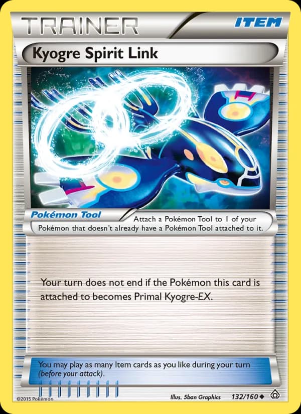 Kyogre Spirit Link 132/160, Primal Clash
