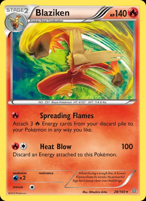 Blaziken 28/160, Primal Clash