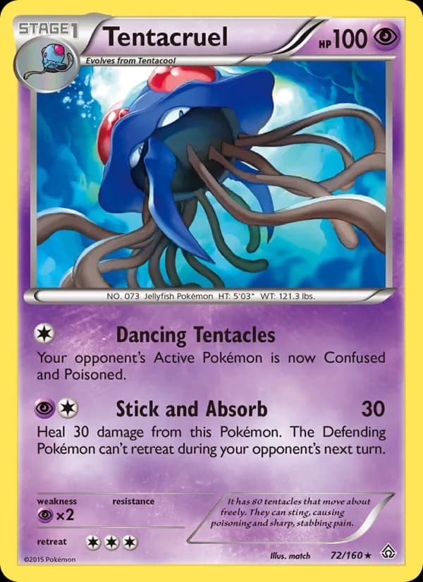 Tentacruel 72/160, Primal Clash