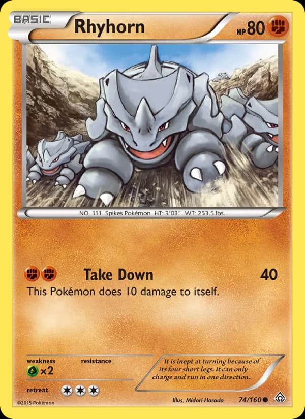 Rhyhorn 74/160, Primal Clash