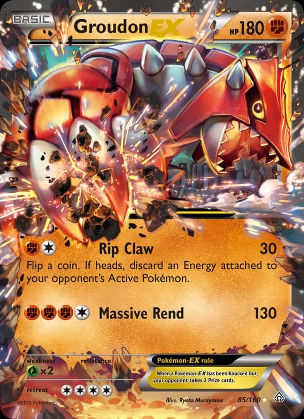 Groudon EX 85/160, Primal Clash