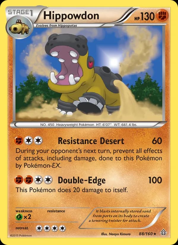 Hippowdon 88/160, Primal Clash