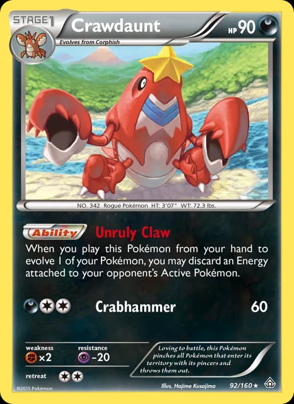 Crawdaunt 92/160, Primal Clash