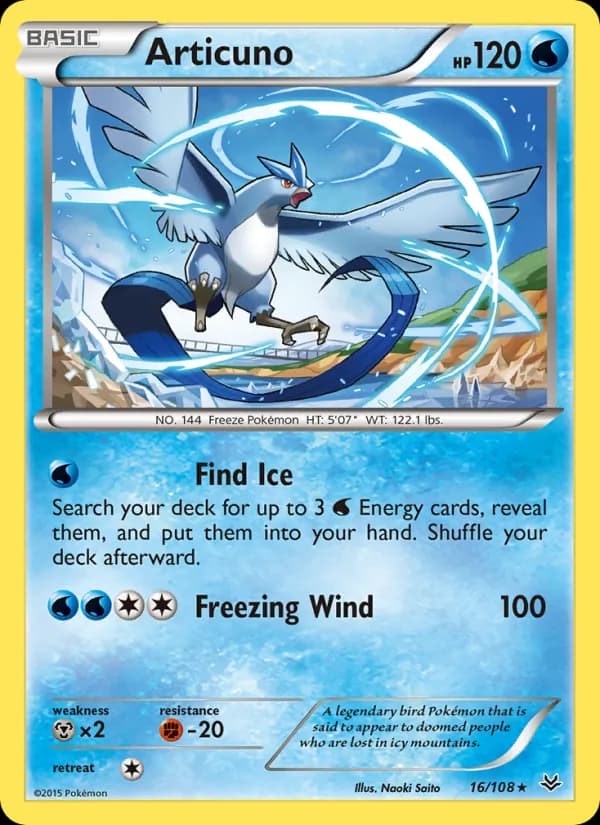 Articuno 16/108, Roaring Skies