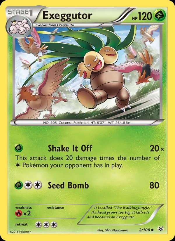 Exeggutor 2/108, Roaring Skies