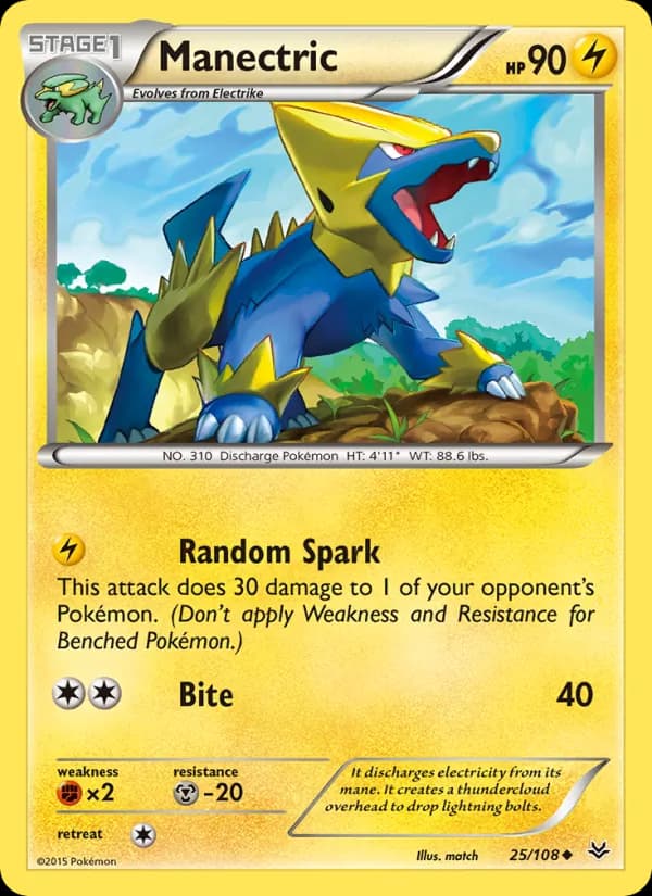 Manectric 25/108, Roaring Skies