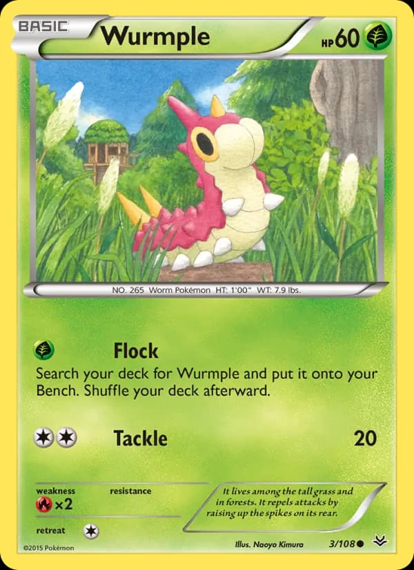 Wurmple 3/108, Roaring Skies