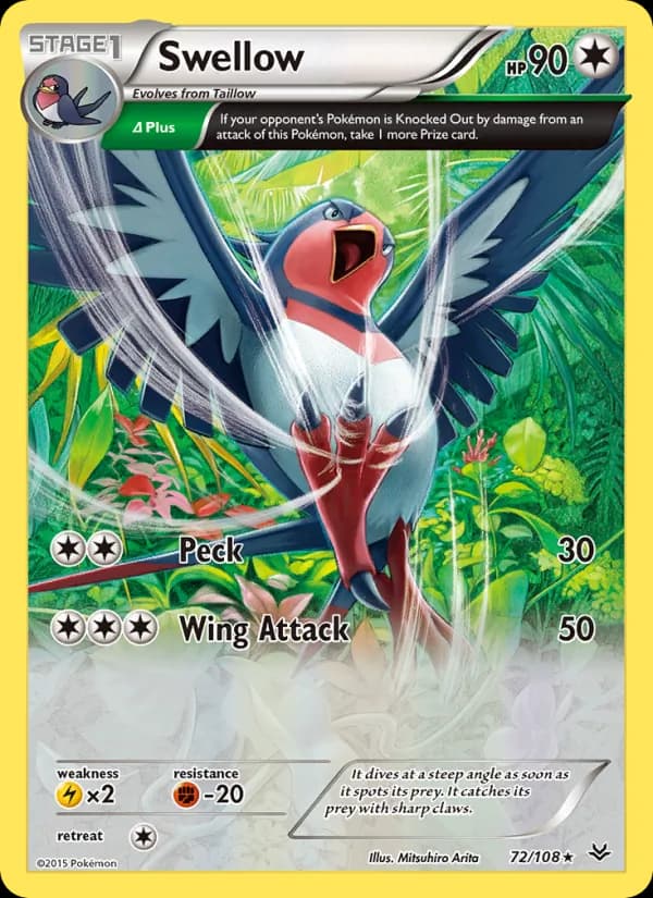 Swellow 72/108, Roaring Skies