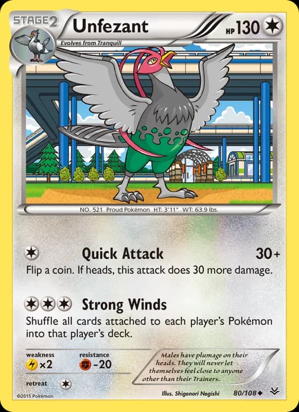 Unfezant 80/108, Roaring Skies