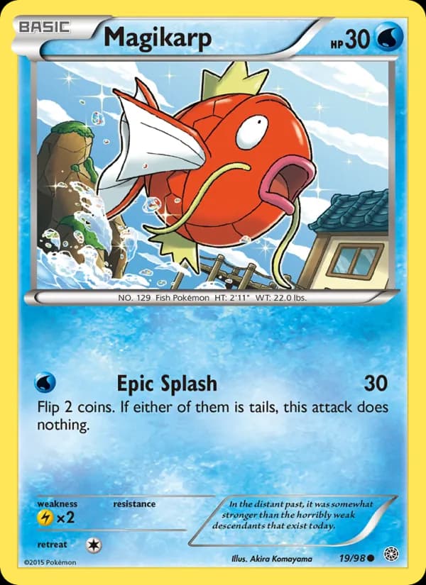 Magikarp 19/98, Ancient Origins