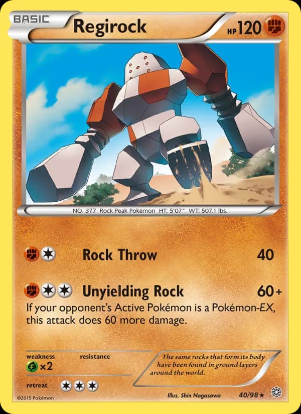 Regirock 40/98, Ancient Origins