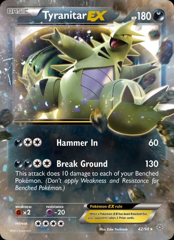 Tyranitar EX 42/98, Ancient Origins