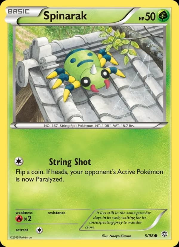 Spinarak 5/98, Ancient Origins