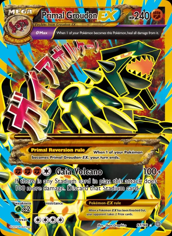 Primal Groudon EX 97/98, Ancient Origins