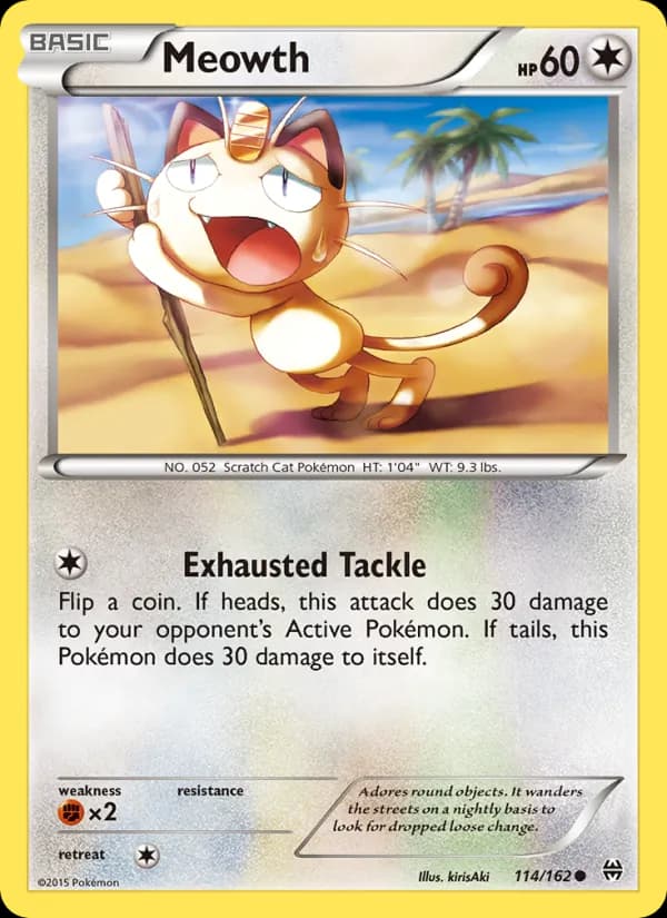 Meowth 114/162, BREAKthrough