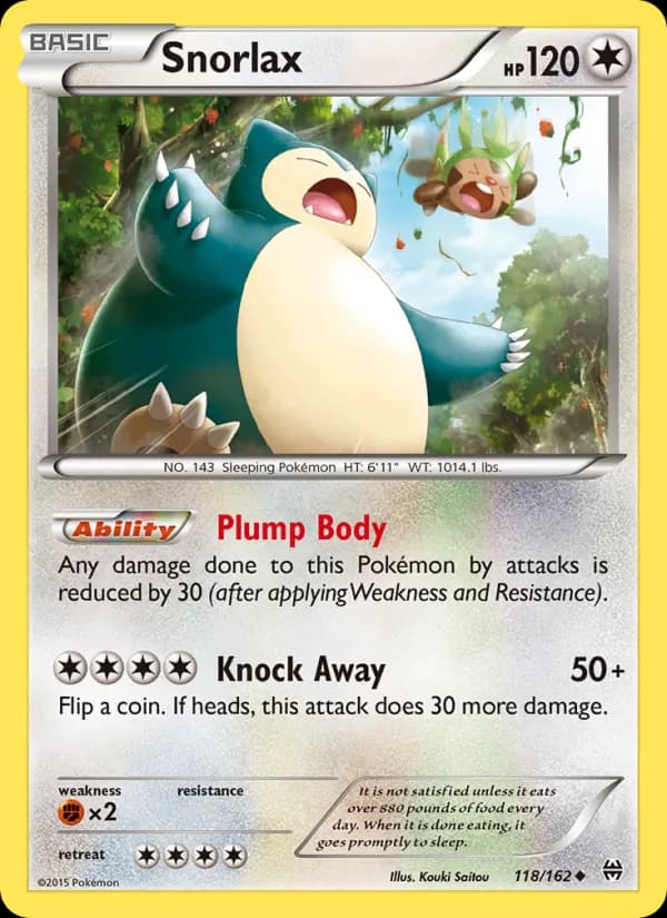 Snorlax 118/162, BREAKthrough