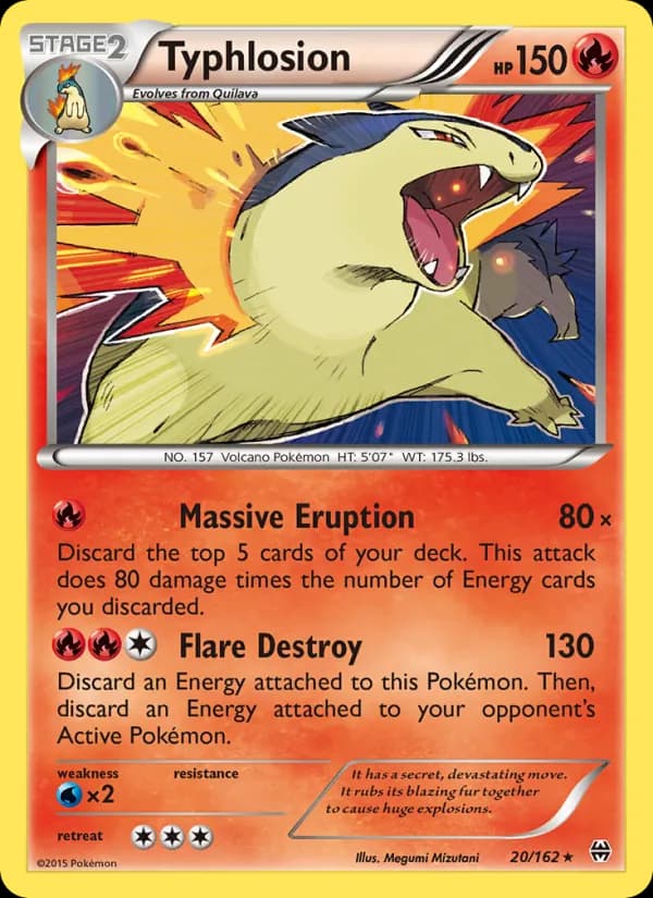 Typhlosion 20/162, BREAKthrough