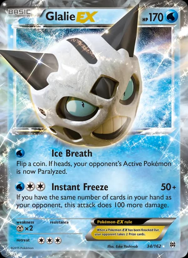 Glalie EX 34/162, BREAKthrough