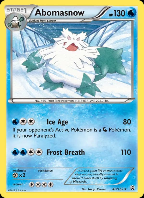 Abomasnow 40/162, BREAKthrough