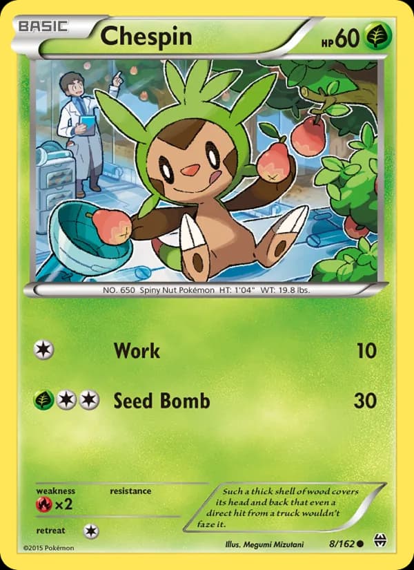 Chespin 8/162, BREAKthrough