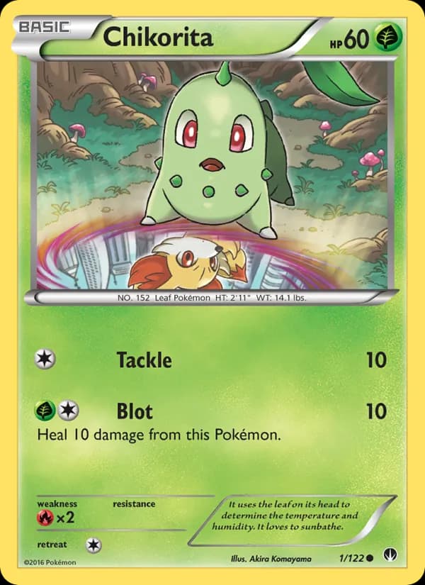 Chikorita 1/122, BREAKpoint
