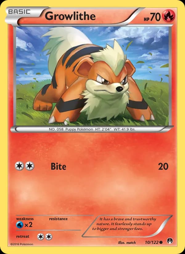 Growlithe 10/122, BREAKpoint