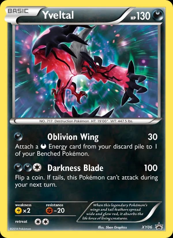 Yveltal XY06/211, XY Black Star Promos