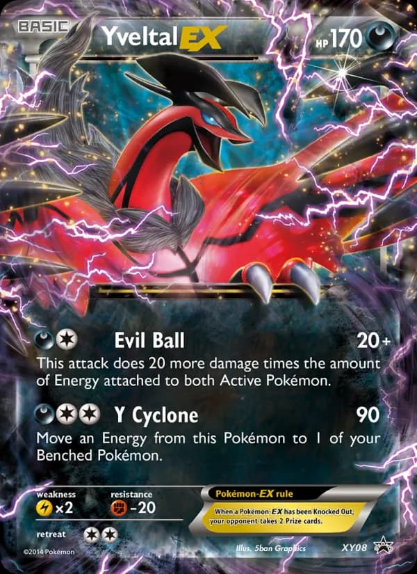Yveltal EX XY08/211, XY Black Star Promos