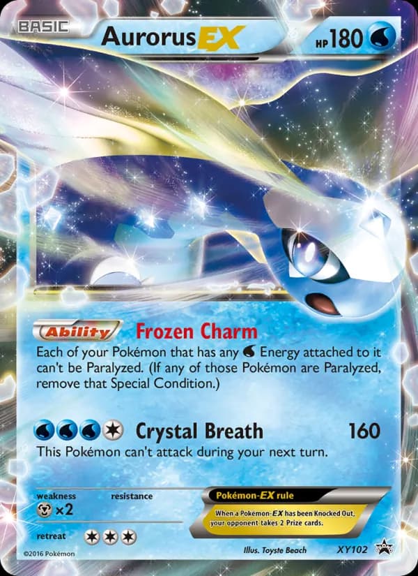 Aurorus EX XY102/211, XY Black Star Promos