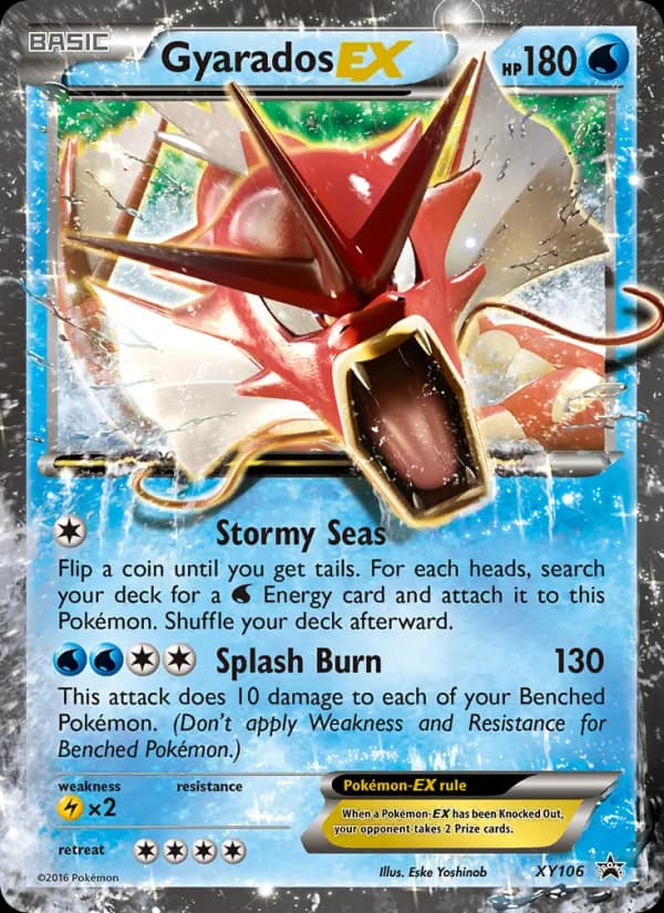 Gyarados EX XY106/211, XY Black Star Promos