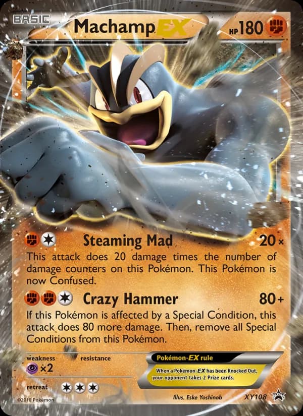 Machamp EX XY108/211, XY Black Star Promos