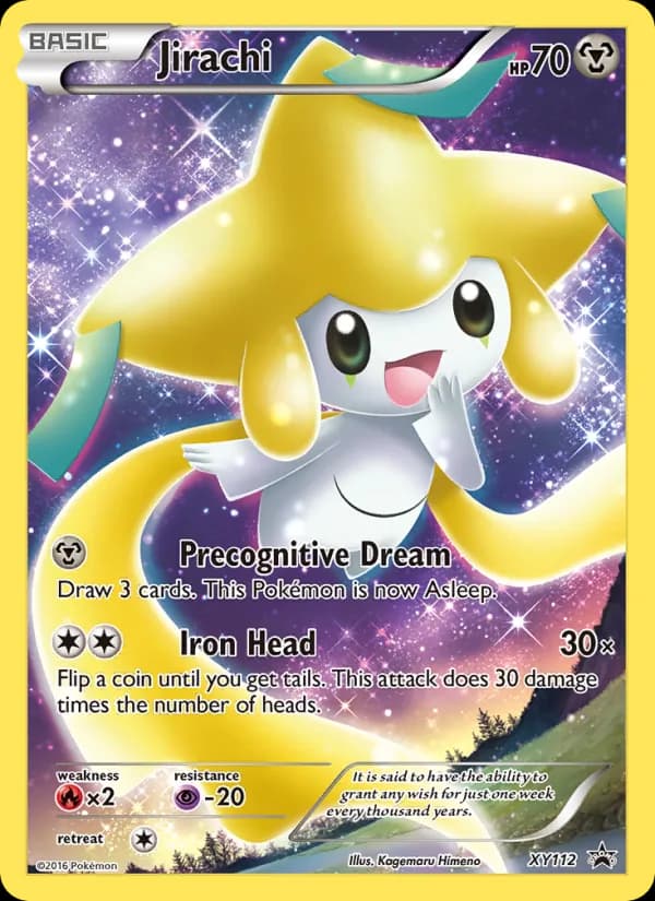 Jirachi XY112/211, XY Black Star Promos