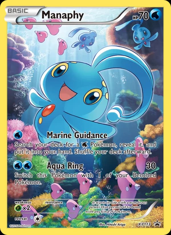 Manaphy XY113/211, XY Black Star Promos