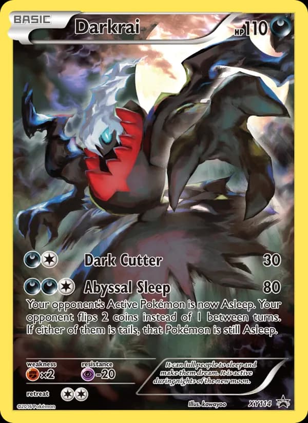 Darkrai XY114/211, XY Black Star Promos
