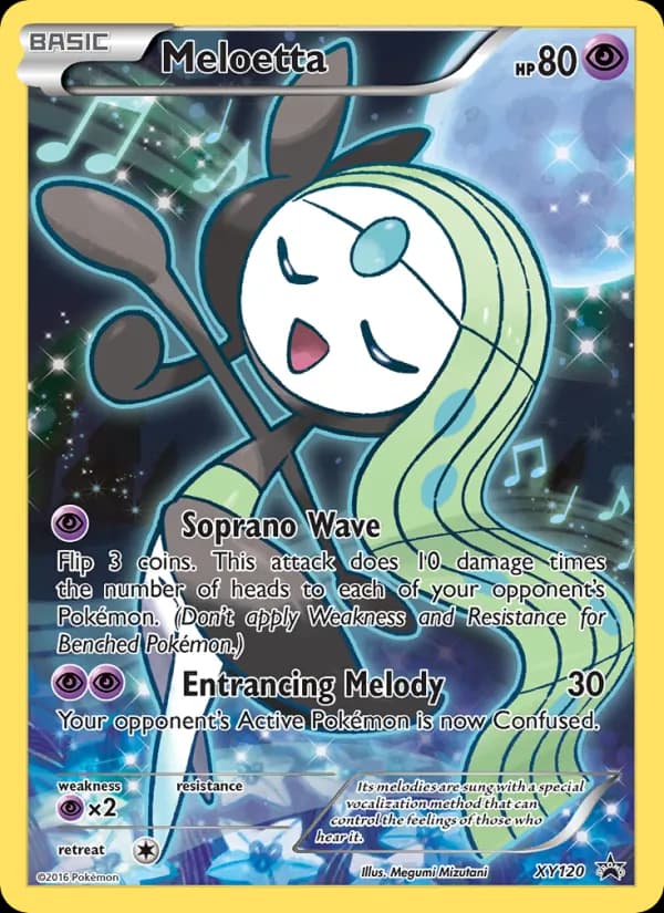 Meloetta XY120/211, XY Black Star Promos