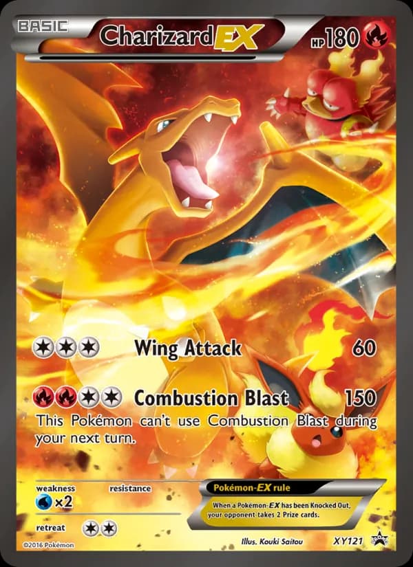Charizard EX XY121/211, XY Black Star Promos