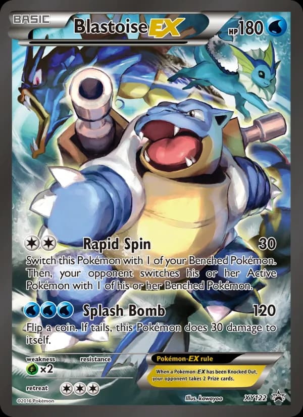 Blastoise EX XY122/211, XY Black Star Promos