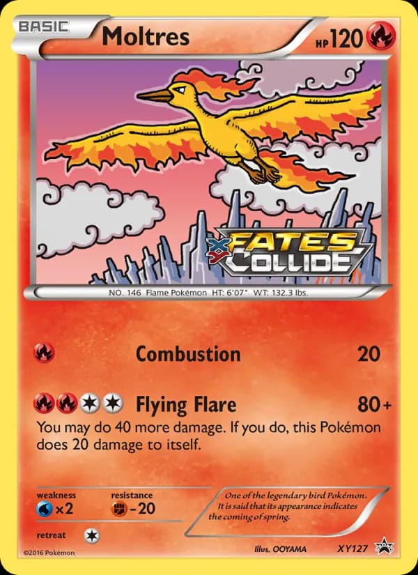 Moltres XY127/211, XY Black Star Promos