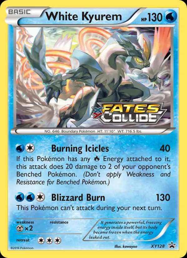 White Kyurem XY128/211, XY Black Star Promos
