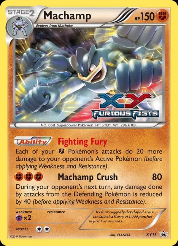 Machamp XY13/211, XY Black Star Promos