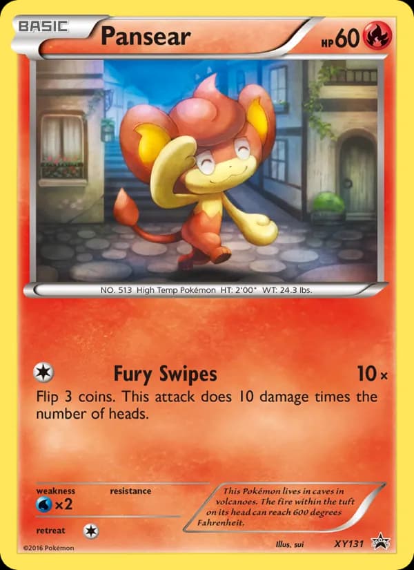Pansear XY131/211, XY Black Star Promos