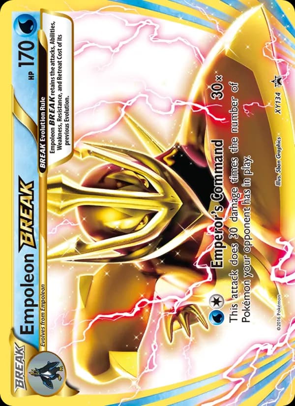 Empoleon BREAK XY134/211, XY Black Star Promos