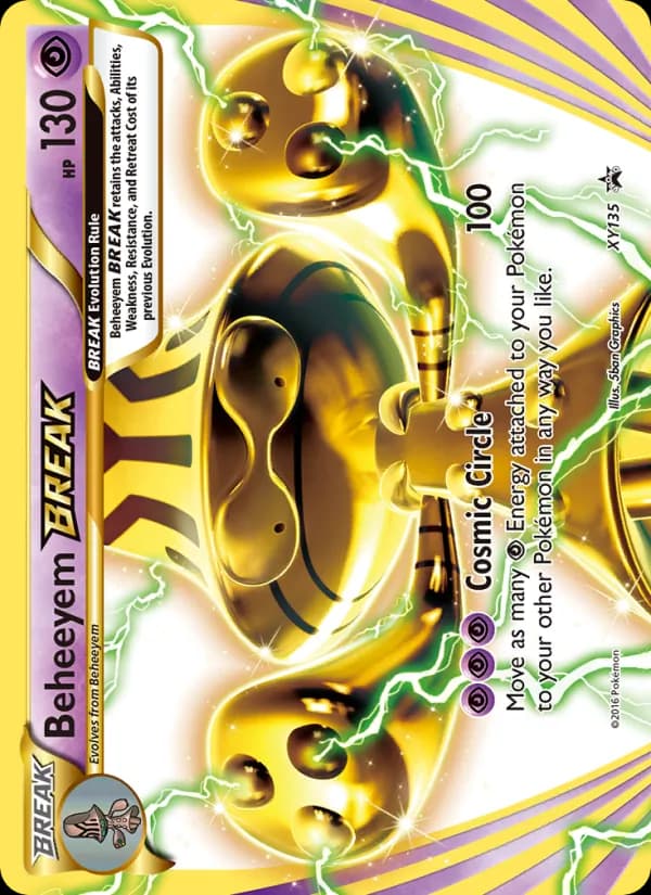 Beheeyem BREAK XY135/211, XY Black Star Promos