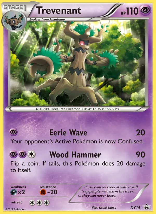 Trevenant XY14/211, XY Black Star Promos