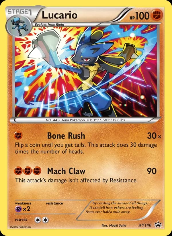 Lucario XY140/211, XY Black Star Promos