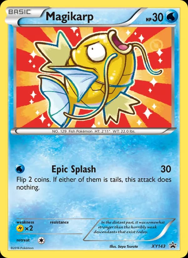 Magikarp XY143/211, XY Black Star Promos