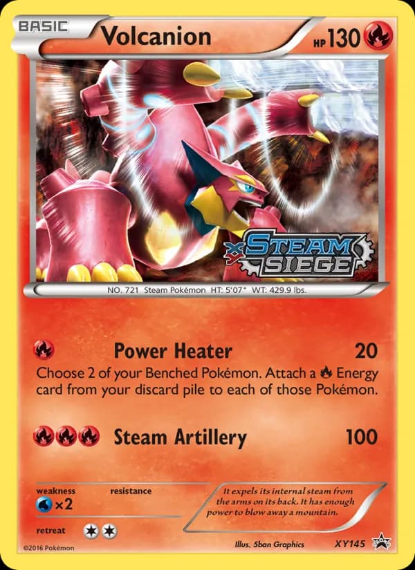 Volcanion XY145/211, XY Black Star Promos
